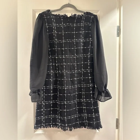 Trendyol Black and White Tweed Fabric| size 38EU - Picture 5 of 5